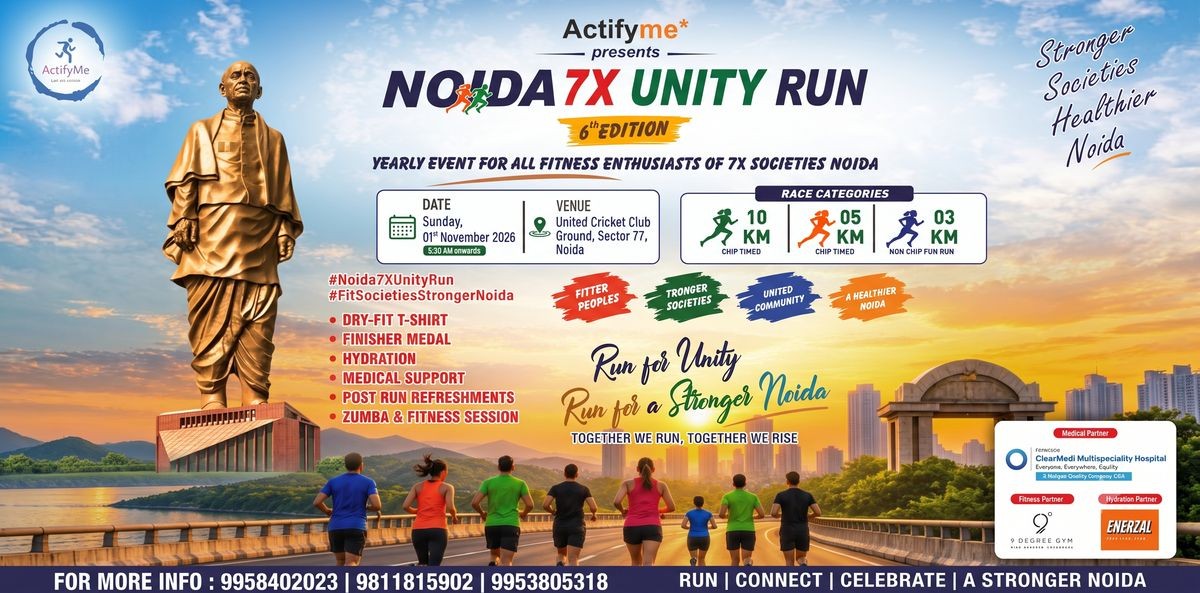 Noida 7x Unity Run-6th Edition